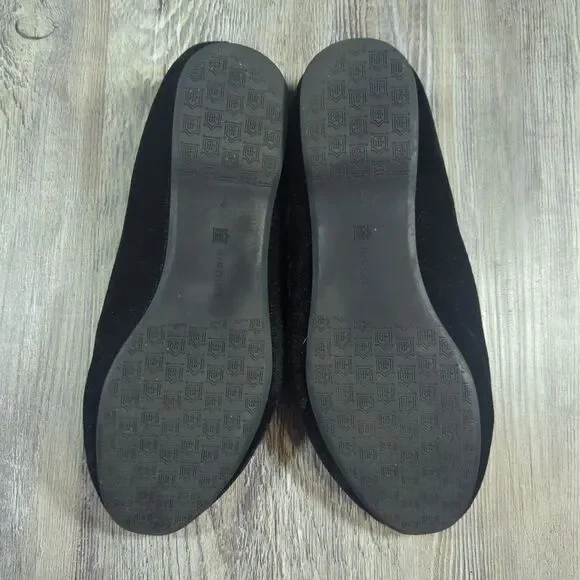Birdies The Starling Black Velvet Flats Slippers Loafers Slip On Women’s Size 7 - Picture 12 of 14